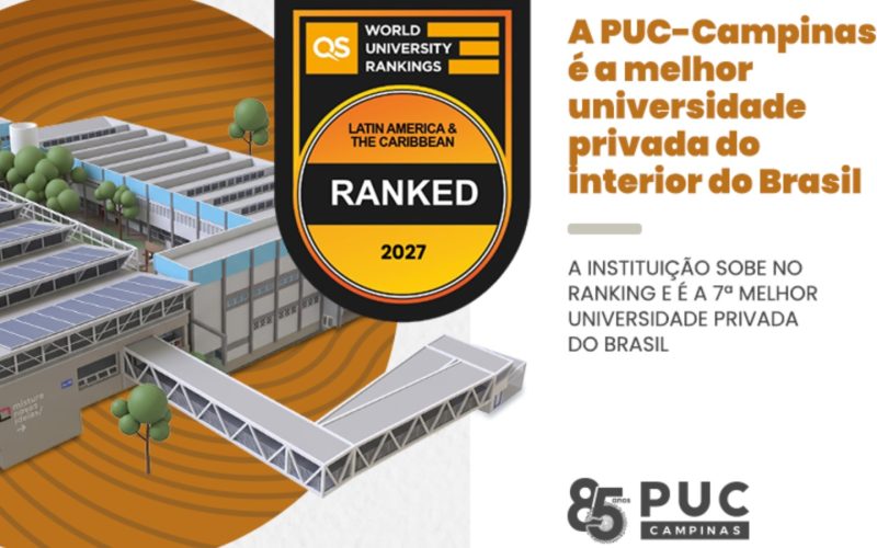 1 de 1 PUC-Campinas é a melhor universidade privada do interior do Brasil pelo QS