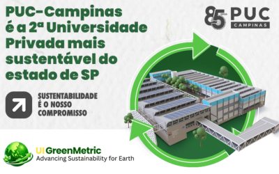 1 de 9 Puc-Campinas sobe 80 posições no greenmetric e é a 2ª universidade mais sustentável