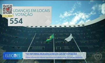 TSE informa mudança em locais de votação