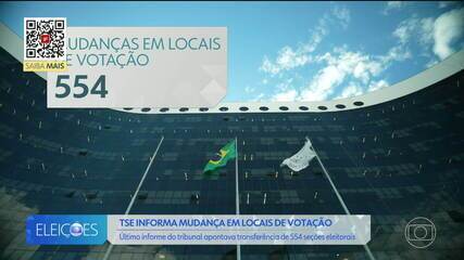 TSE informa mudança em locais de votação