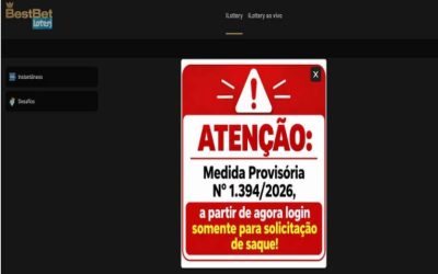 Site da BestBet adicionou alerta sobre fim da atividade em 26 de setembro, após Lula proibir as apostas online no país - Reprodução/BestBe