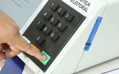1 de 1 Urna eletrônica eleitoral