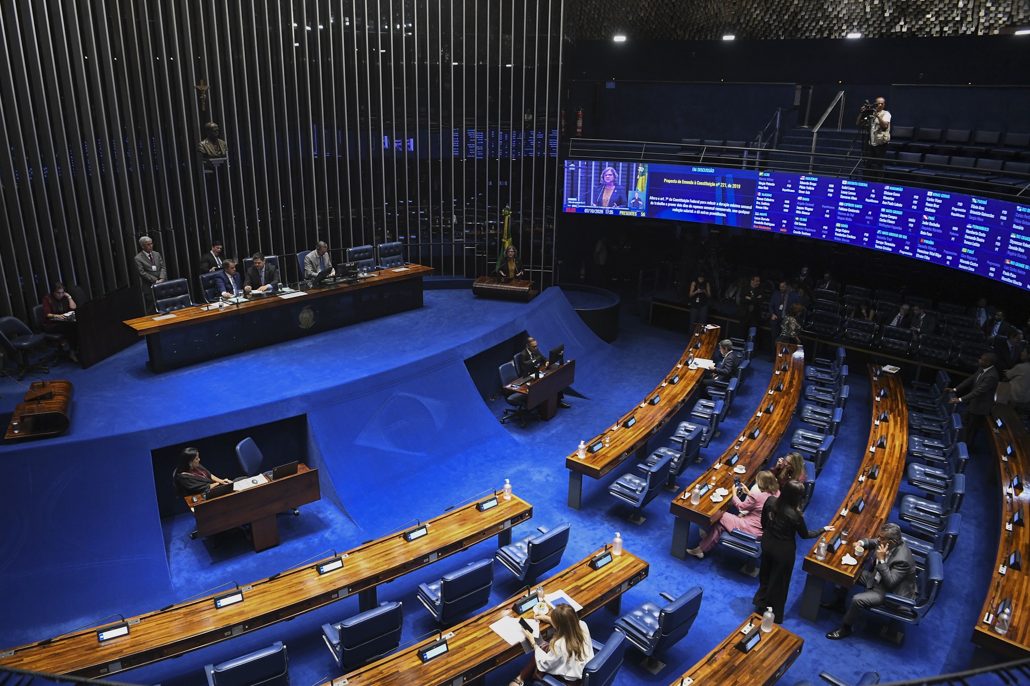 1 de 1 Plenário do Senado Federal discute a PEC do fim da escala 6x1