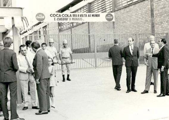 Inauguração da primeira fábrica da Coca-Cola em Manaus – 1970 (
