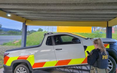 1 de 1 PRF recuperou caminhonete roubada em Minas Gerais