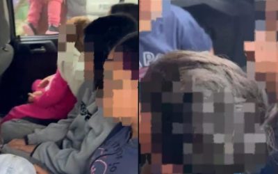 1 de 1 Polícia flagrou 11 pessoas em um carro em Florianópolis na segunda-feira (12)