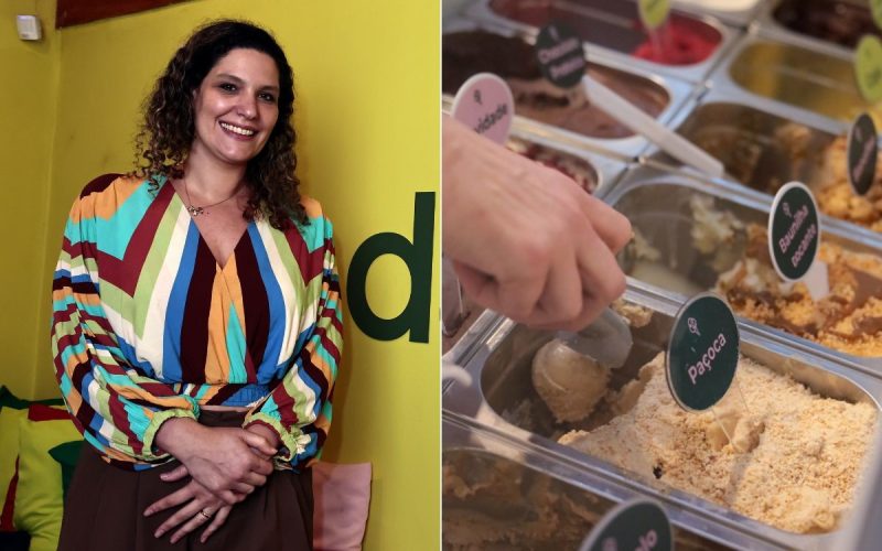1 de 5 Giulia Obadia descobriu uma “fórmula mágica” que deu origem à sorveteria artesanal ‘Dabelu’.