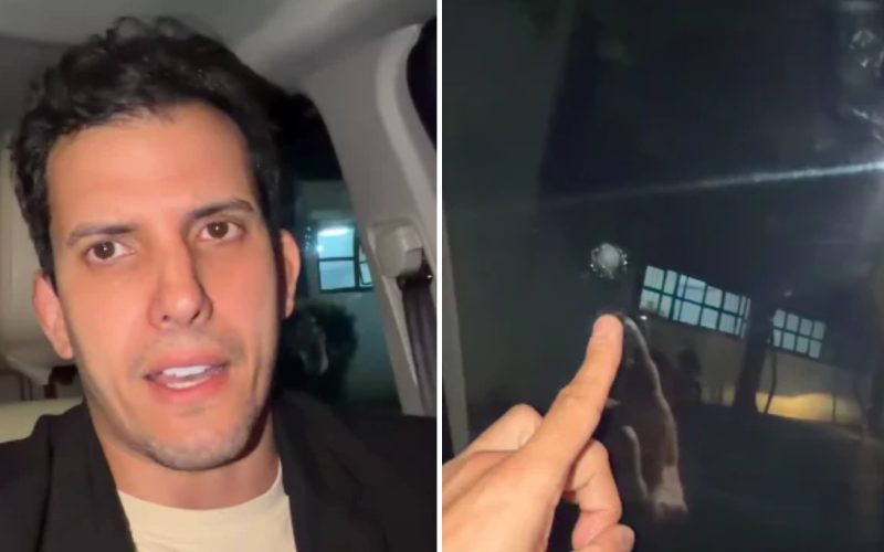 1 de 1 Felipe Sertanejo denúncia tentativa de assalto em São Paulo.