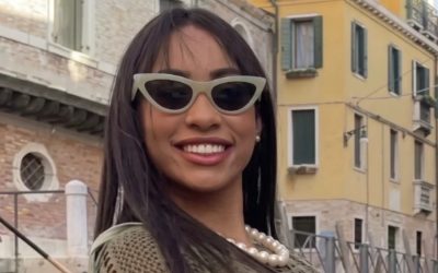 1 de 2 O corpo de Gabriela Elorriaga, de Ribeirão Preto (SP), foi encontrado nesta terça-feira (15), em lagoa em Veneza