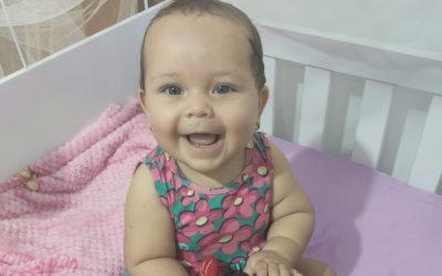 1 de 1 A bebê Anna Laura Insarralde de Araujo, de 8 meses, morreu após passar por três unidades de saúde em Campo Grande