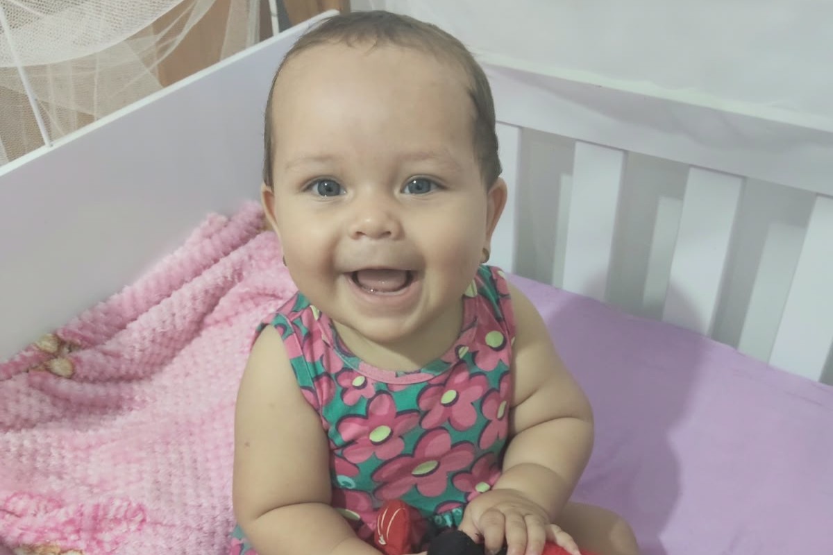 1 de 1 A bebê Anna Laura Insarralde de Araujo, de 8 meses, morreu após passar por três unidades de saúde em Campo Grande