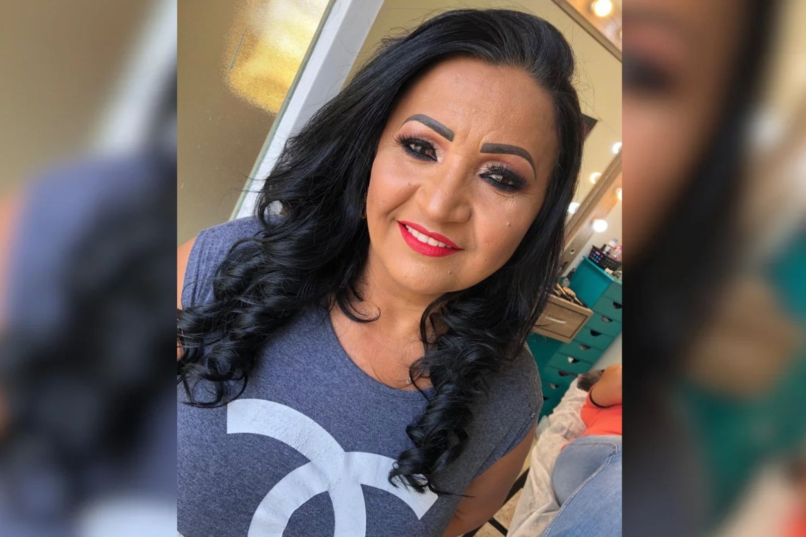 1 de 3 Lucia de Fatima Ribeiro de Andrade, de 53 anos, morreu em Birigui (SP)