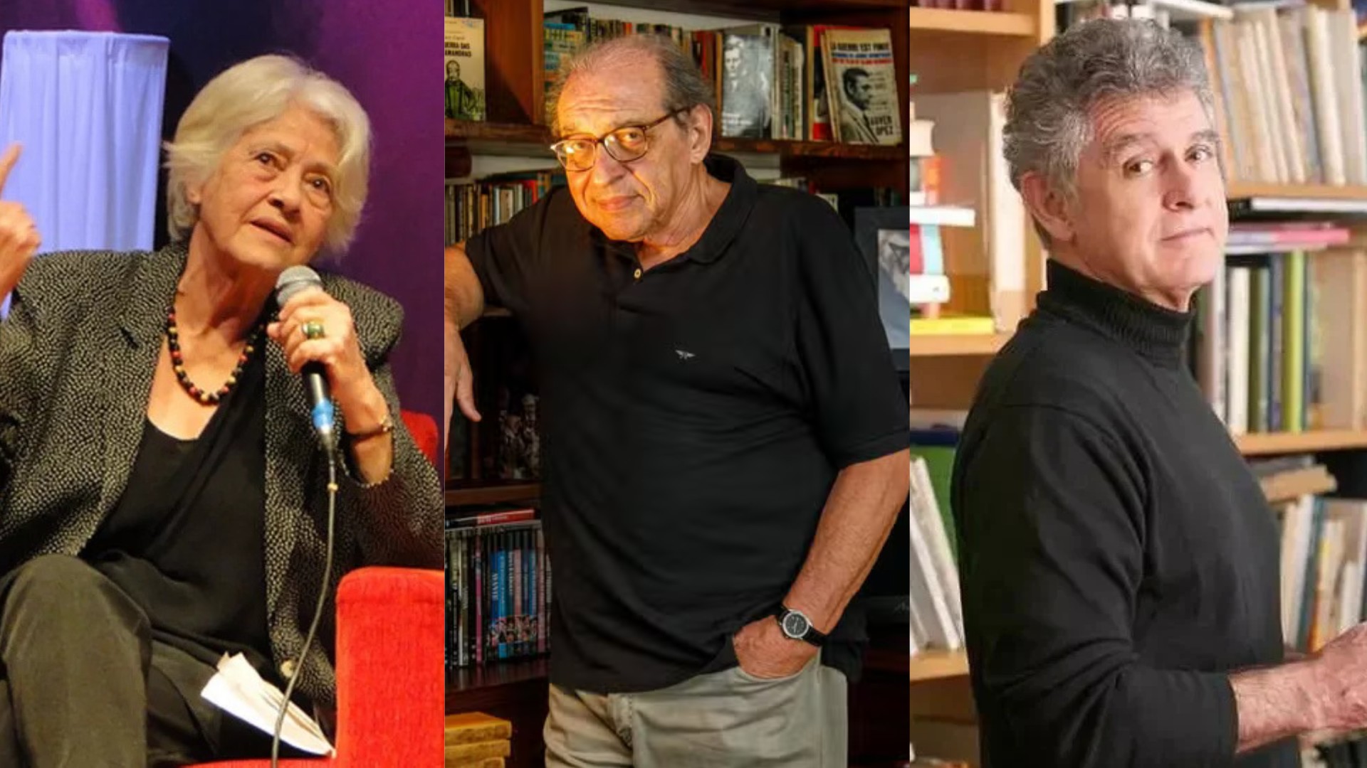 1 de 1 Fotos de Adélia Prado, Ruy Castro e Humberto Werneck