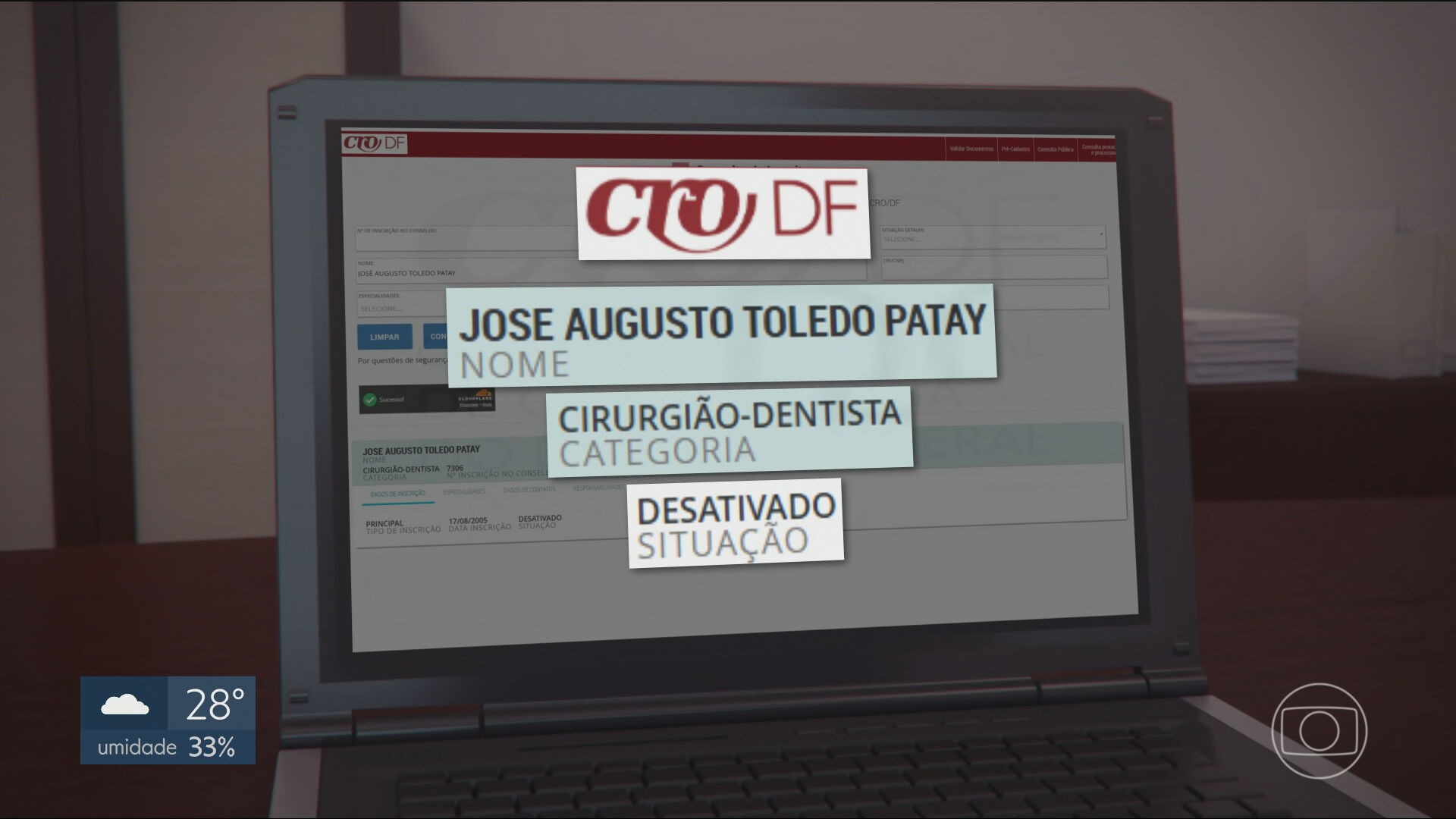 1 de 2 Dentista suspenso pelo Conselho Regional é autuado por exercício ilegal da profissão no DF