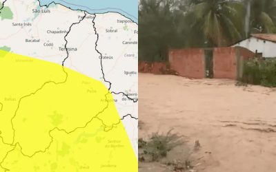 1 de 1 Mais de 100 municípios do PI recebem alerta para chuvas intensas
