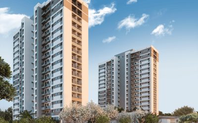 1 de 4 Projeto composto por duas torres soma 270 apartamentos na região oeste de São José do Rio Preto