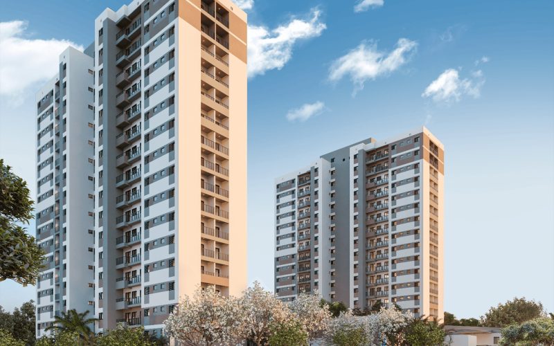 1 de 4 Projeto composto por duas torres soma 270 apartamentos na região oeste de São José do Rio Preto