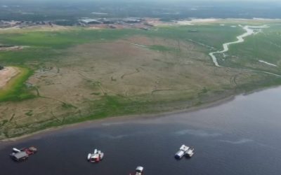 1 de 1 Mais de 100 mil famílias são afetadas pela estiagem no Amazonas; 40 cidades estão em emergência