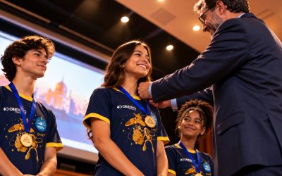 1 de 4 Objetivo Sorocaba acumula mais de 3.500 medalhas em olimpíadas científicas conquistadas por alunos