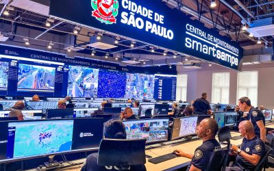 1 de 1 Central de monitoramento do Smart Sampa