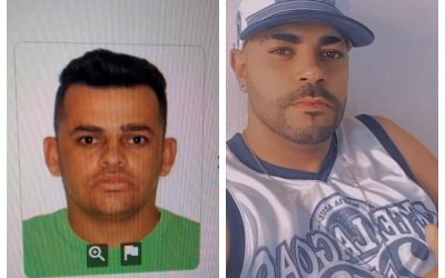1 de 3 O palmeirense Sandro Souza (à esquerda) é procurado também pelo homicídio do cruzeirense José Santos (à direita) em 2024 na Grande SP.