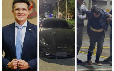 1 de 3 O deputado estadual Marcelo Aguiar (PL) foi preso ao disparar arma de fogo dentro de uma balada e apresentar sinais de embriaguez.
