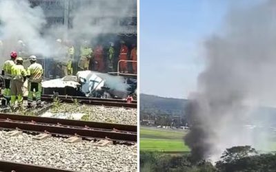 1 de 1 Montagem mostra quedas de aviões em Belo Horizonte e em Santana do Paraíso após decolagens do Aeroporto da Pampulha