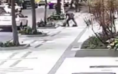 1 de 1 Mulher é baleada no Leblon