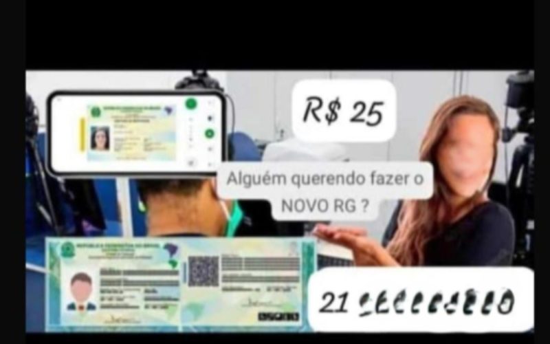 1 de 3 Mulher cobra R$ 25 para agendar carteira de identidade no Detran-RJ