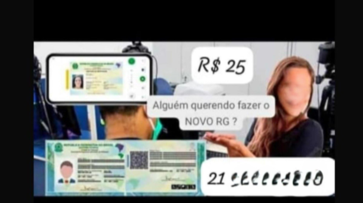1 de 3 Mulher cobra R$ 25 para agendar carteira de identidade no Detran-RJ