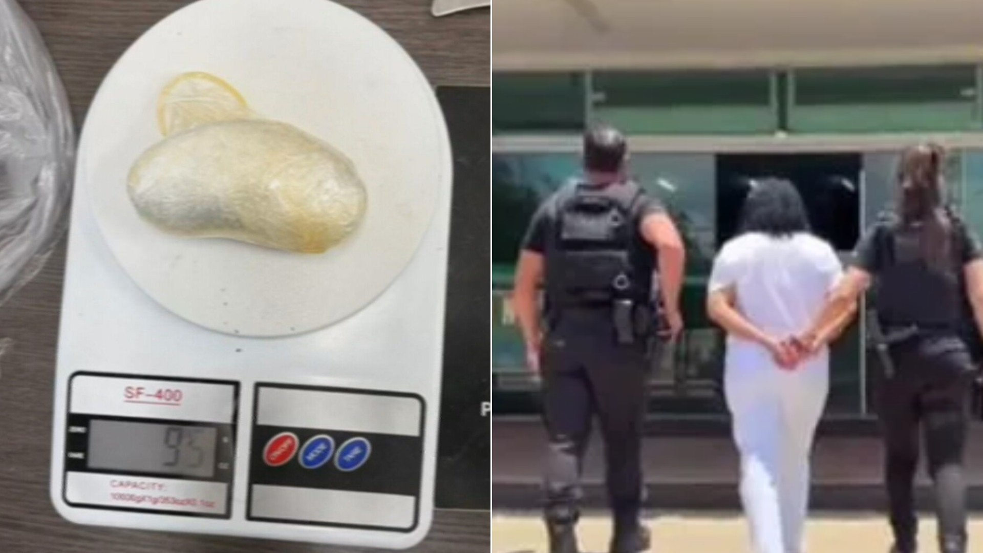 1 de 1 Mulher é presa enquanto tentava entrar na Papuda, no DF, com droga escondida nas partes íntimas