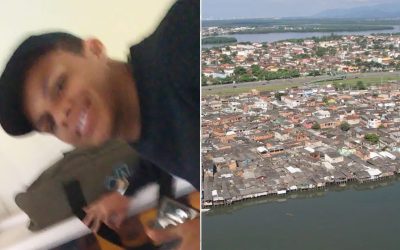 1 de 2 Kauã Freitas Gonçalves de Oliveira foi morto a facadas em Cubatão (SP)