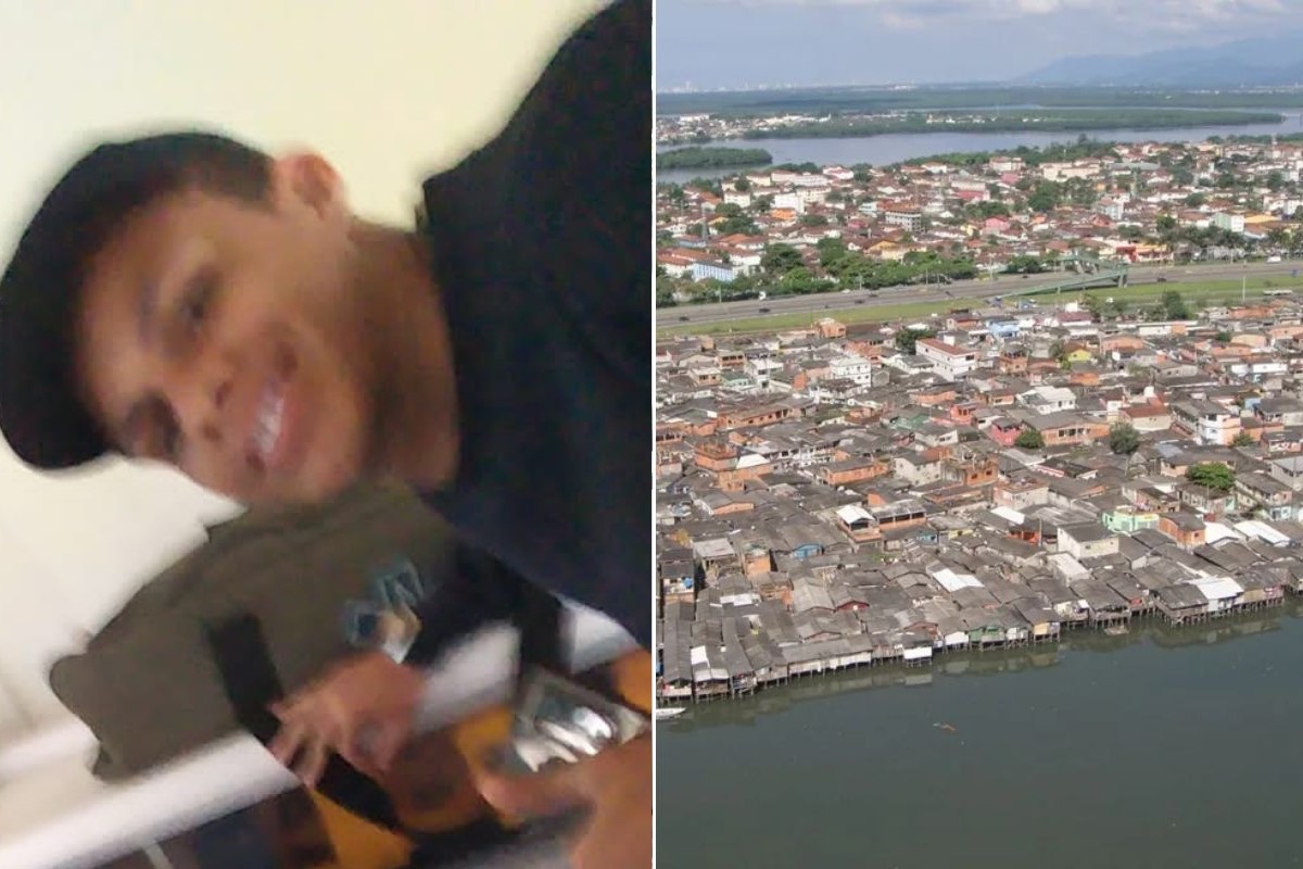 1 de 2 Kauã Freitas Gonçalves de Oliveira foi morto a facadas em Cubatão (SP)