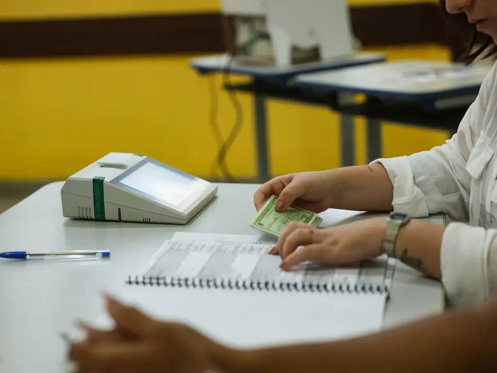 Eleitores votam na 71ª Zona Eleitoral, no Colégio Liceu Nilo Peçanha, no centro de Niterói.