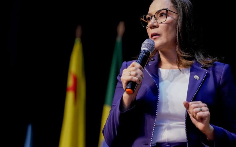 1 de 1 Mailza Assis é a atual governadora e candidata ao cargo no Acre