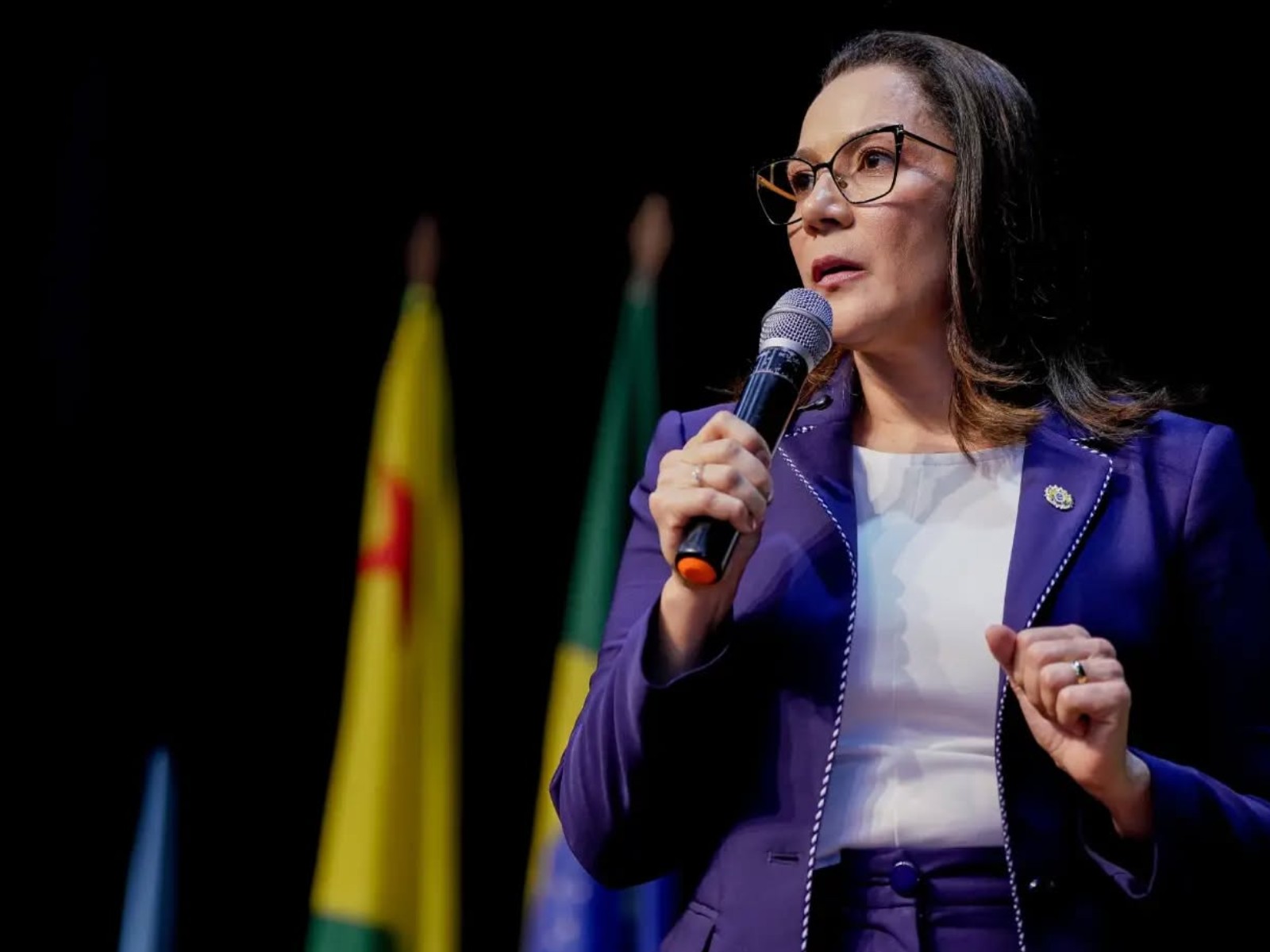 1 de 1 Mailza Assis é a atual governadora e candidata ao cargo no Acre