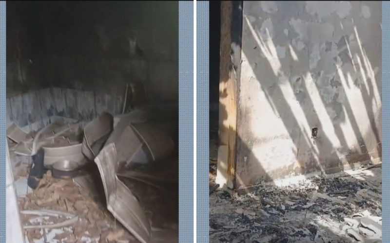 1 de 1 Uma menina de 2 anos morreu após um incêndio em uma casa em Guaxindiba, em São Gonçalo