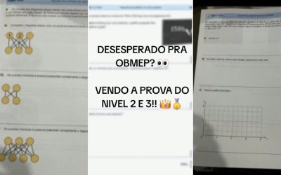 1 de 1 Perfis nas redes sociais anunciam venda de suposta prova vazada da OBMEP 2026.