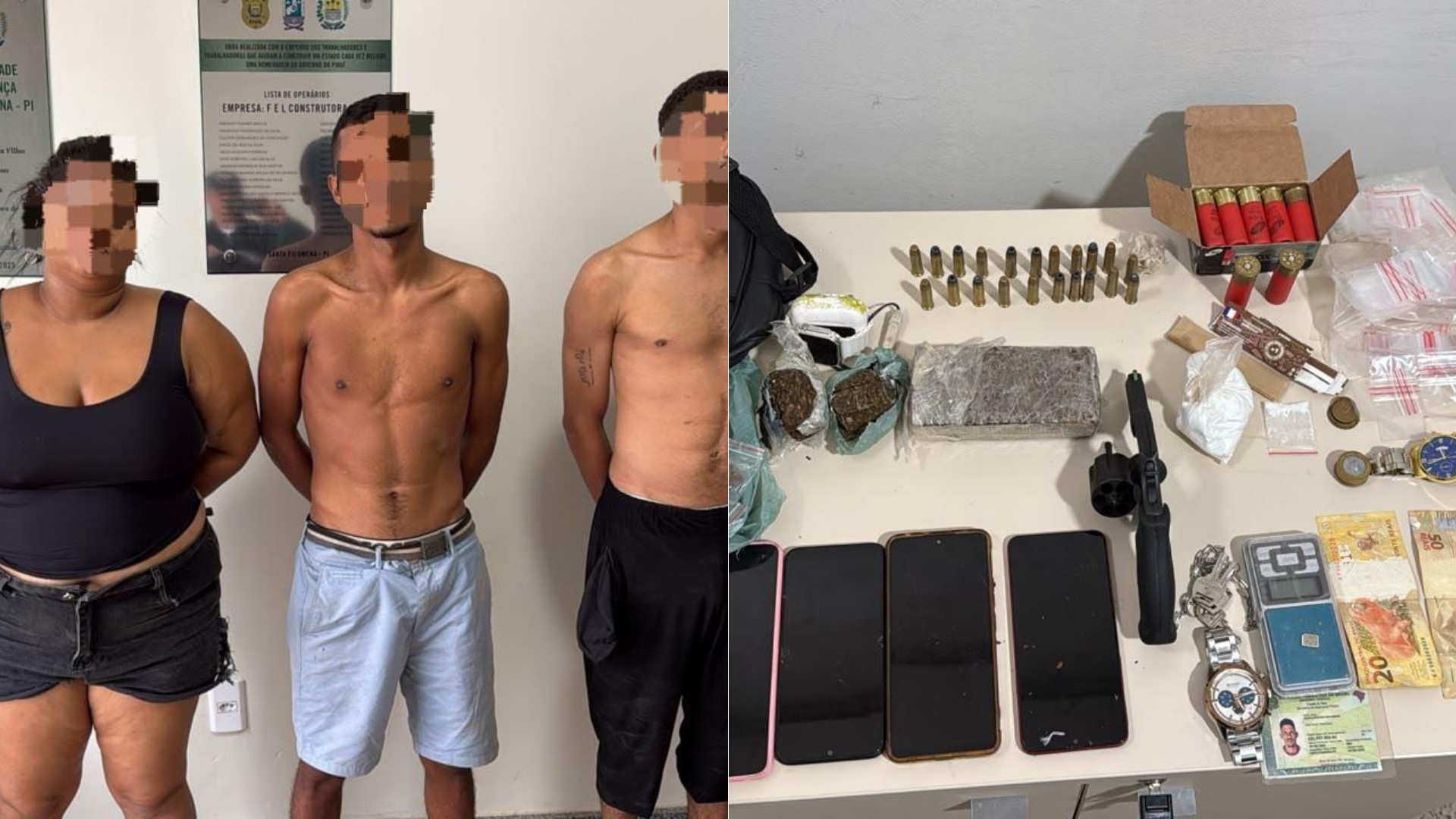 1 de 1 Suspeito de homicídio é preso com arma e drogas durante operação no sul do Maranhão