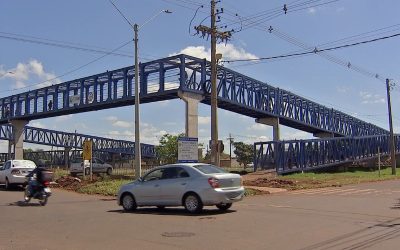 1 de 1 Passarela na MS-156, em Dourados (MS).