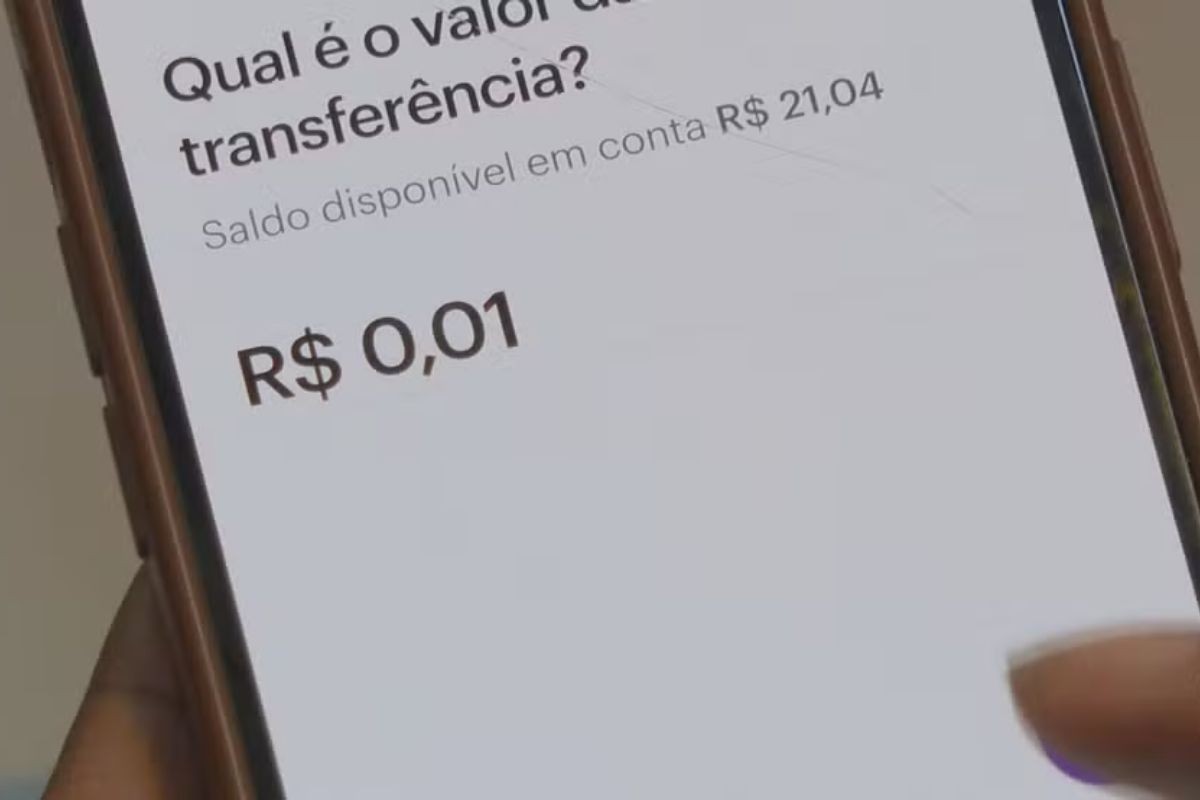 1 de 2 Imagem ilustrativa de transferência por PIX no valor de um centavo
