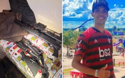 1 de 2 Gian foi morto em um latrocínio na última sexta-feira