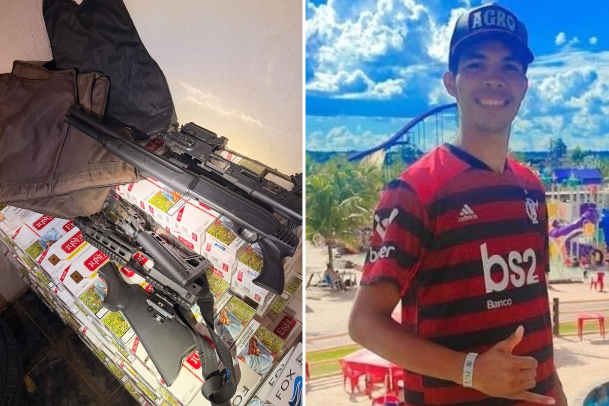 1 de 2 Gian foi morto em um latrocínio na última sexta-feira
