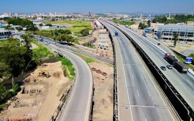 1 de 1 SPMar faz içamentos de vigas entre Poá e Suzano