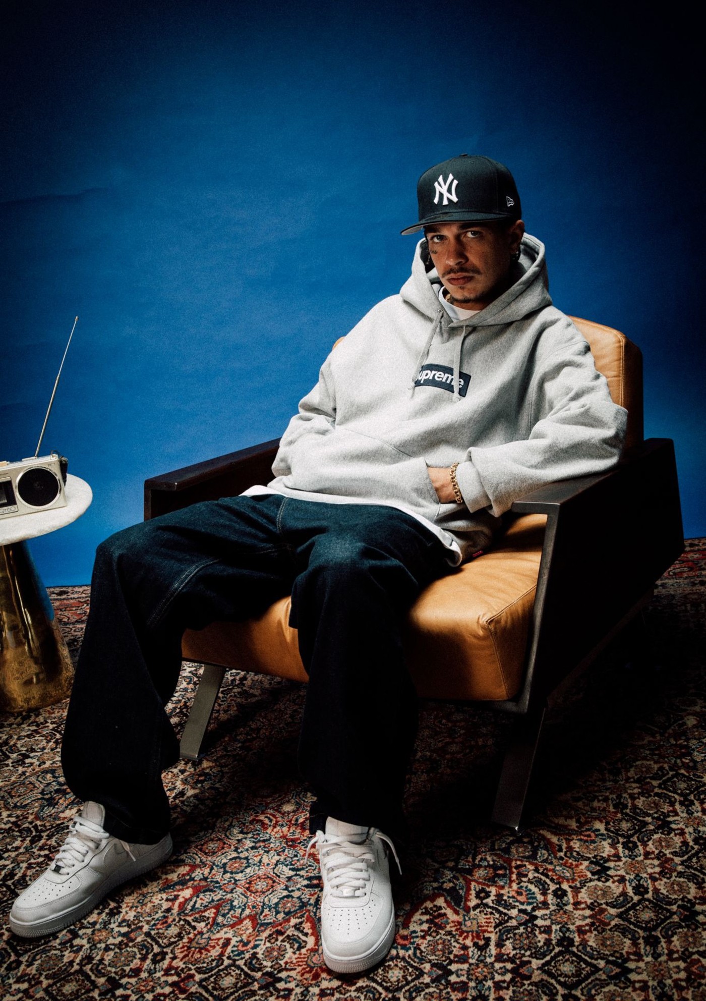 1 de 2 O rapper Sain lança hoje o álbum 'Última mesa na lapa', com 18 faixas sequenciadas como uma programação de rádio