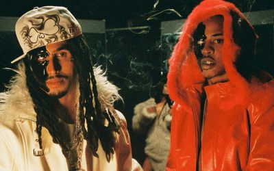 1 de 1 O rapper TZ da Coronel (à direita) anuncia o álbum 'Lado mau' com 'Mundo fashion', música gravada com Matuê (à esquerda)