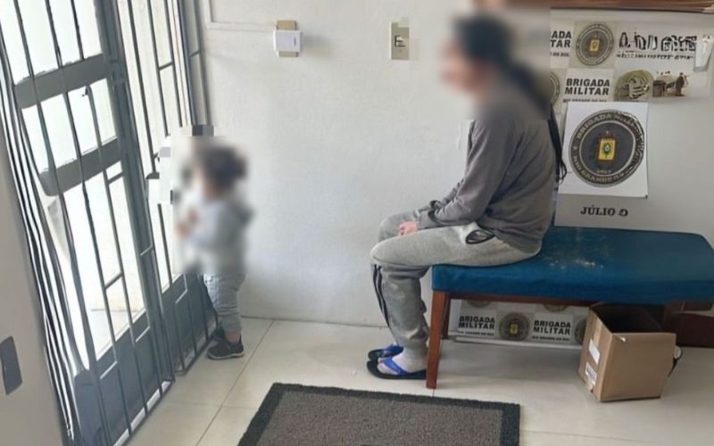 1 de 1 Mulher foi mantida presa em Júlio de Castilhos por 8 dias mesmo com ordem de soltura; ela é mãe de uma criança de um ano