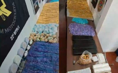 1 de 1 Polícia Civil prendeu três homens suspeitos de tráficos de drogas durante uma operação em São Miguel Arcanjo (SP)