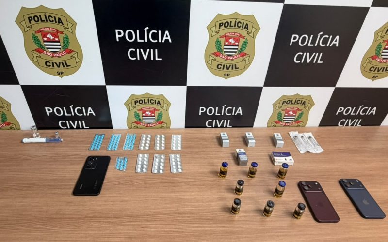 1 de 1 Operação da Polícia Civil cumpre mandados contra venda de remédios proibidos em Piracicaba; dois são presos