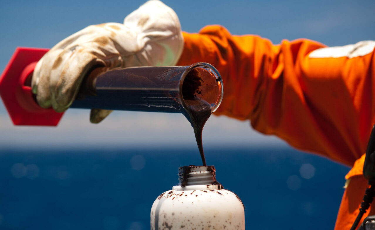 Amostra de petróleo